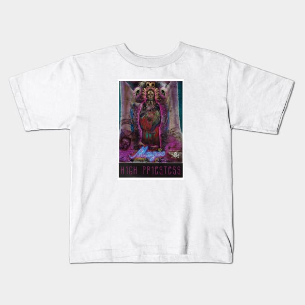 High Priestess Kids T-Shirt by Artgirl253